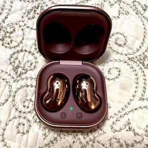 Samsung Galaxy Buds Live Wireless Headphones Mystic Bronze- Noise Canceling